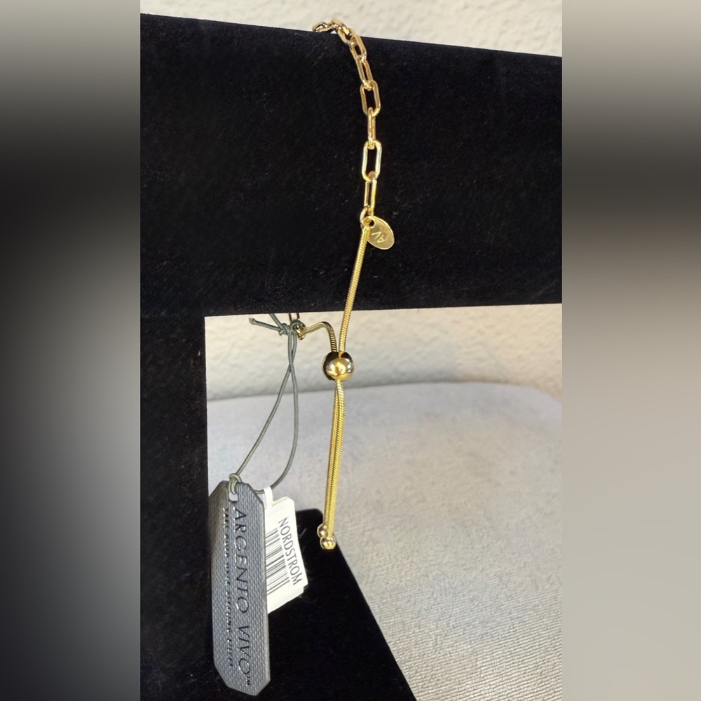 Argento Vivo Gold Adjustable Bracelet - Picture 13 of 16